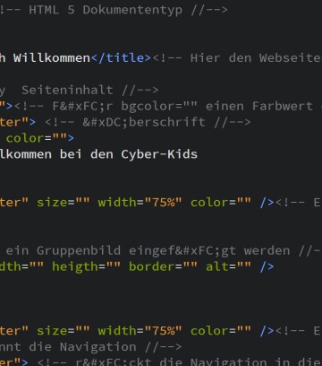 html-quellcode-dunkel